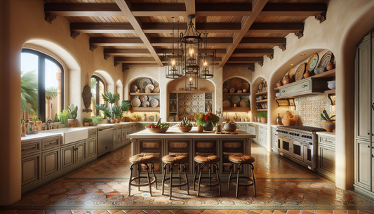 Transform Your Kitchen with Transitional Spanish Colonial Design Flair