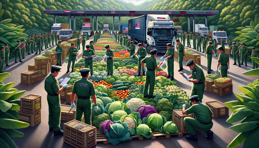 Singapore Seizes 860kg of Illegal Malaysian Vegetables at Tuas Checkpoint