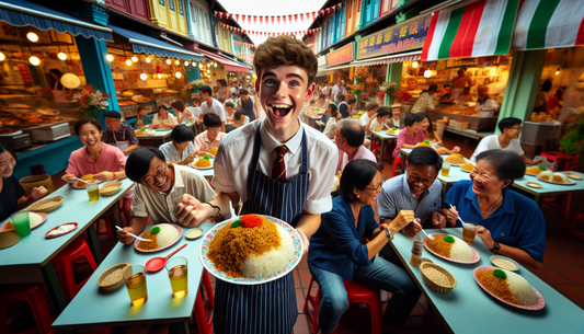 British Teen Fulfills Dream Job at Nam Kee Chicken Rice