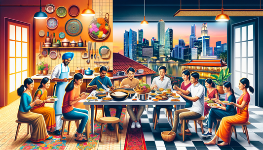Exploring the Cultural Contrast in Singapore and India's Dining Habits