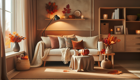 Transform Your Small Living Room into a Cozy Fall Escape