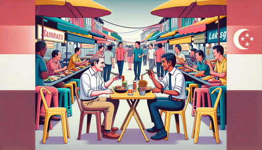 Macron Embraces Singapore's Culinary Heritage at Iconic Hawker Centre