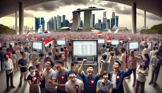 Singapore GE2025: Assembly Centres Unite Supporters During Election Results