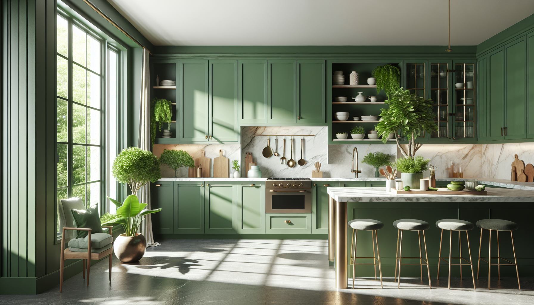 Transform Your Kitchen with Sustainable and Stylish Green Designs ...