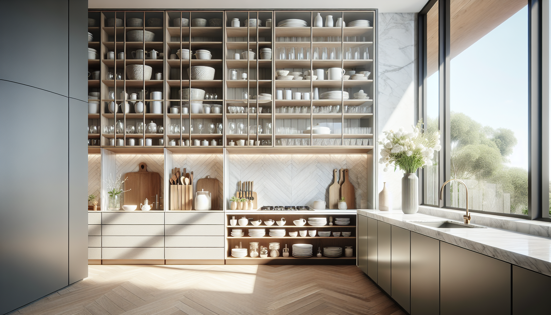 Gwyneth Paltrow's Chic Home Design with Trendsetting Glass Cabinets ...