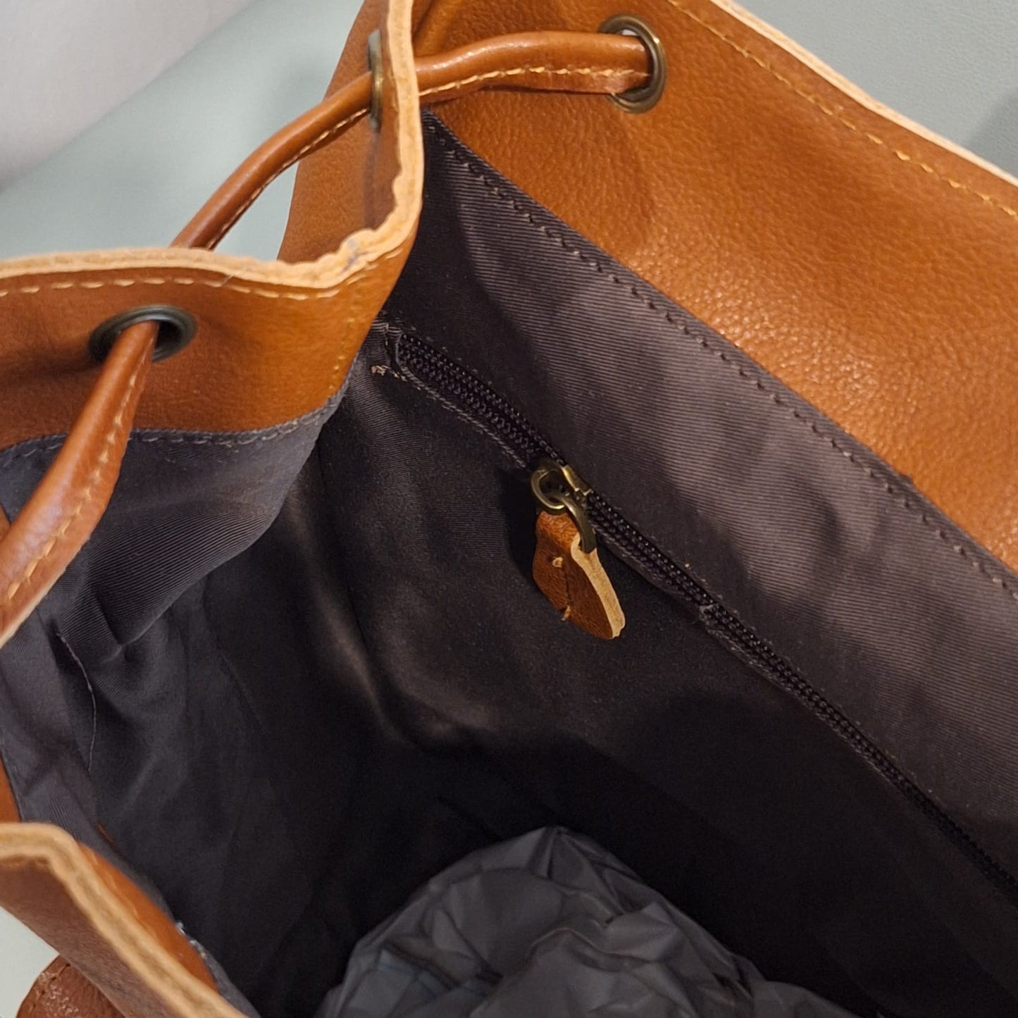 Men's Genuine Vintage Full Calf Leather Backpack PR-008
