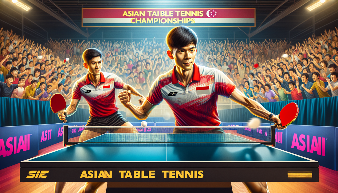 Singaporean Duo Koen Pang and Izaac Quek Win Silver in Asian Table Tennis