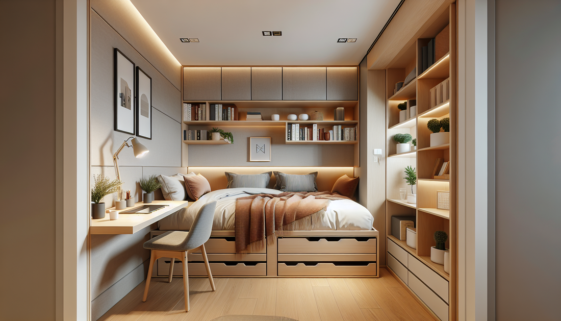 Maximize Style and Storage with These Small Bedroom Solutions