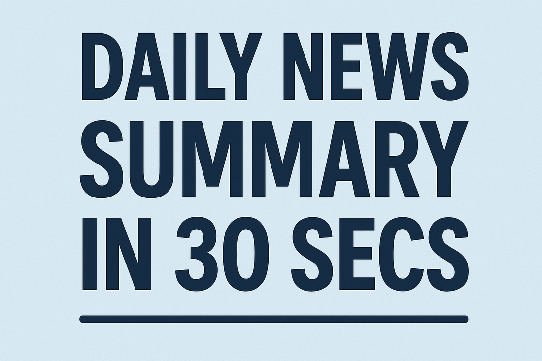 Headline News In 60 Seconds Daily 2025-09-08T08:01:35.449Z