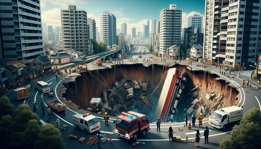 Sinkhole Shocks Tokushima City, Sparking Urgent Infrastructure Review
