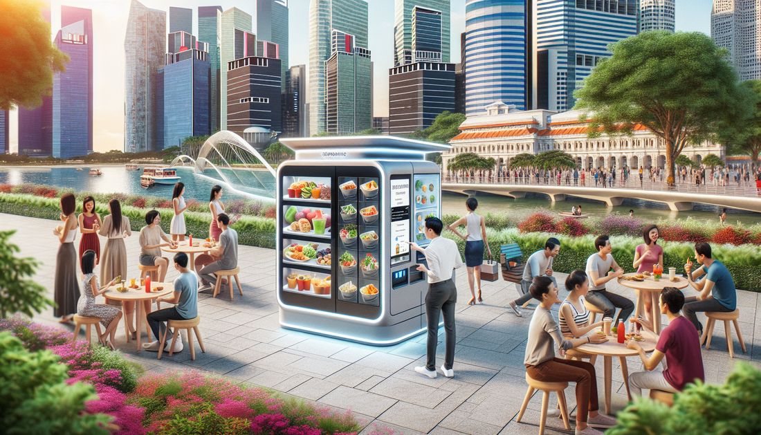 Singapore's Freshpods Revolutionizes Healthy Eating with Autonomous Food Kiosks