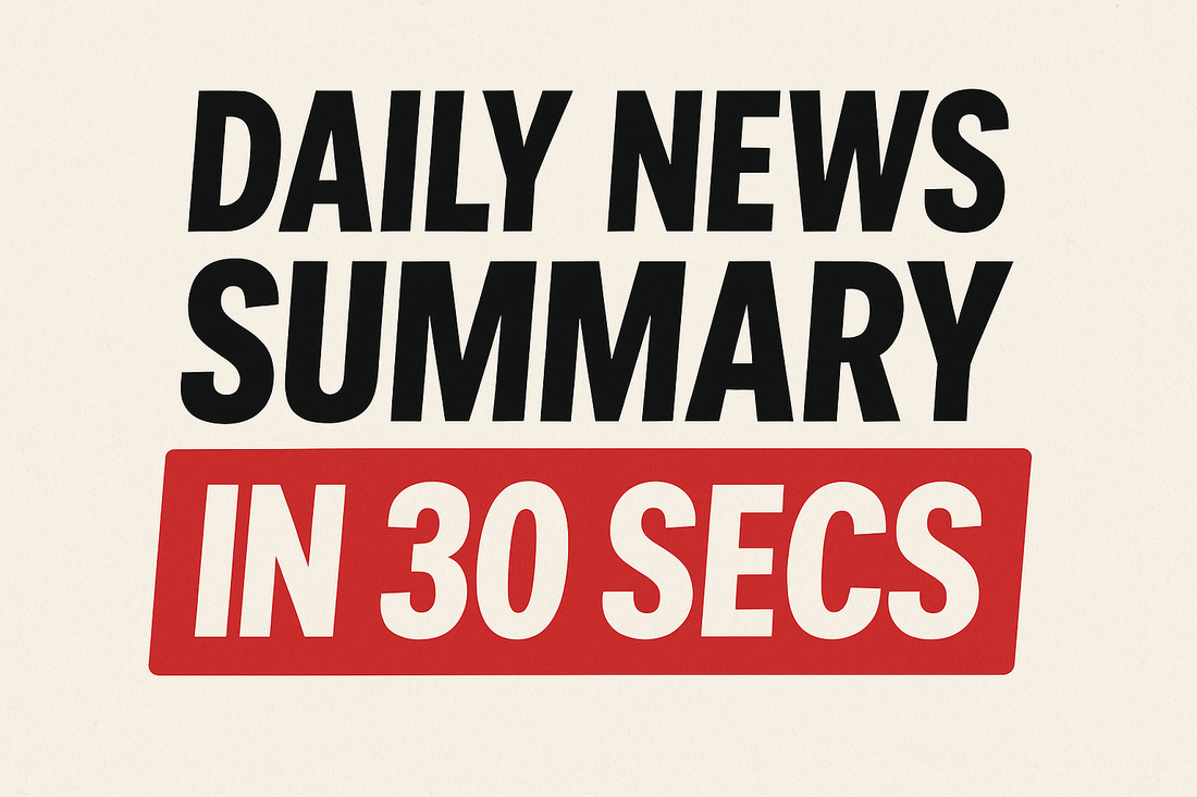 Headline News In 60 Seconds Daily 2025-07-04T08:01:28.774Z