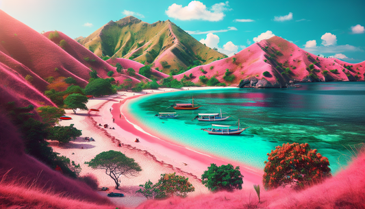 Discover the Enchanting Pink Beach on Indonesia's Komodo Island