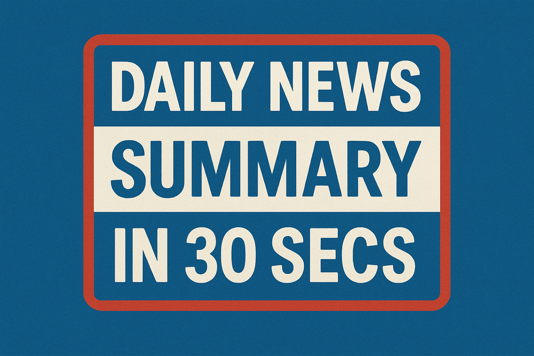 Headline News In 60 Seconds Daily 2025-06-12T08:01:27.603Z