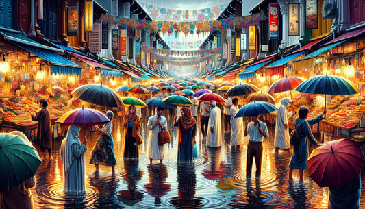 Monsoon Challenges Spur Innovation in Singapore's Vibrant Bazaar Scene