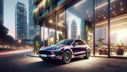 Porsche Studio Singapore Unveils Macan in Striking Provence Purple