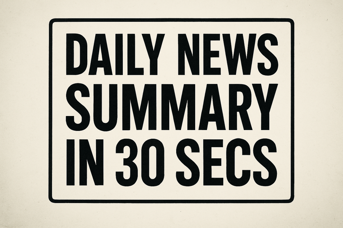 Headline News In 60 Seconds Daily 2025-07-01T08:01:25.198Z