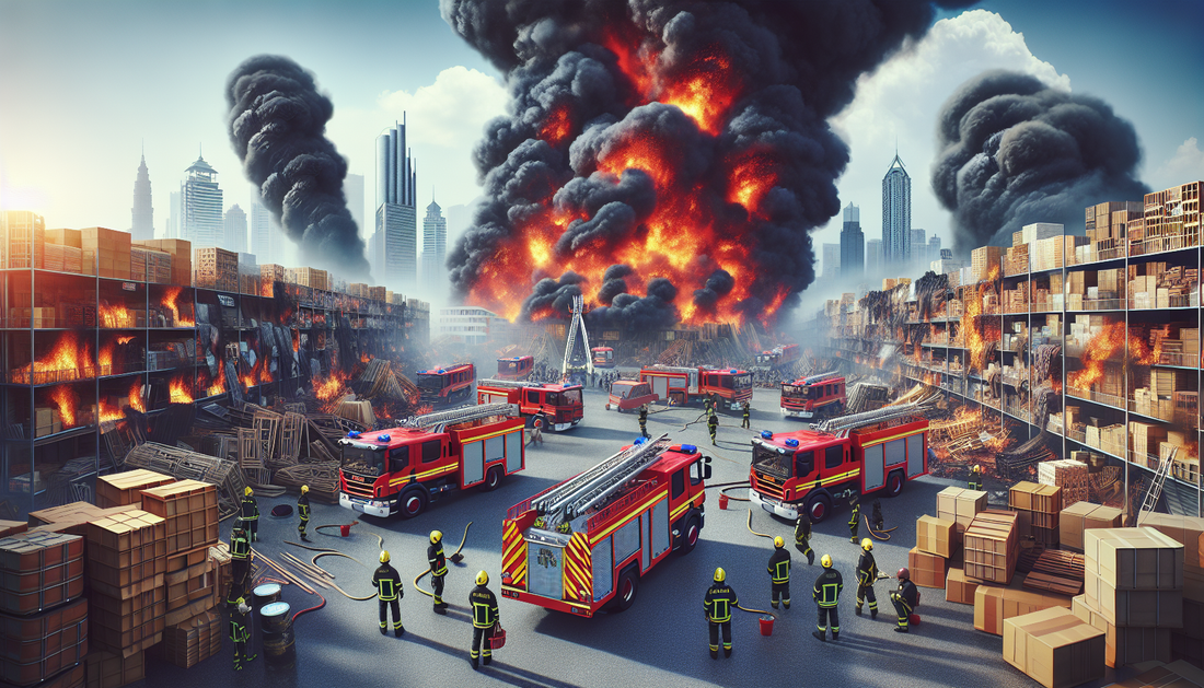Massive Fire Devastates Oshiwara Furniture Market in Mumbai