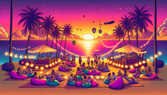 Experience the Enchanting Sentosa Sunset Watch Party at Palawan Beach