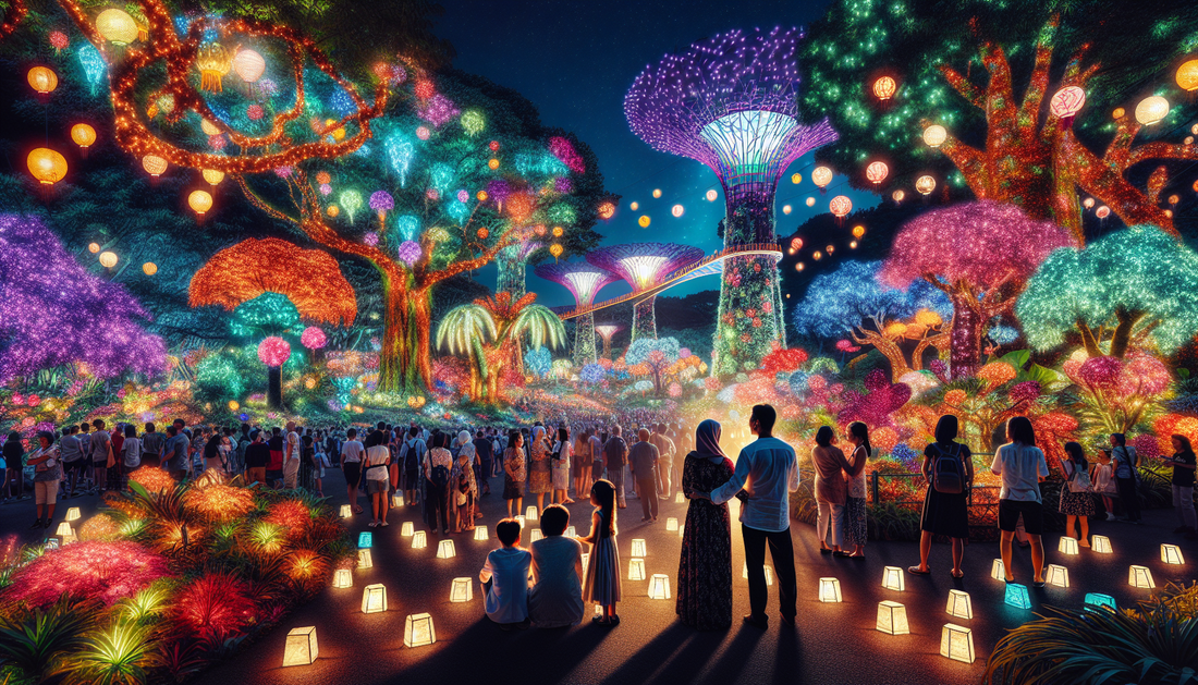 Experience the Dazzling Botanic Light Show at Singapore's Gardens