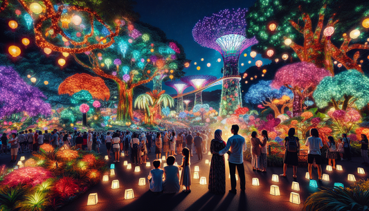 Experience the Dazzling Botanic Light Show at Singapore's Gardens