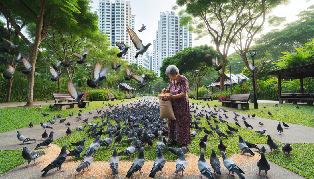 Yishun's Pigeon Lady Sparks Urban Wildlife Management Debate