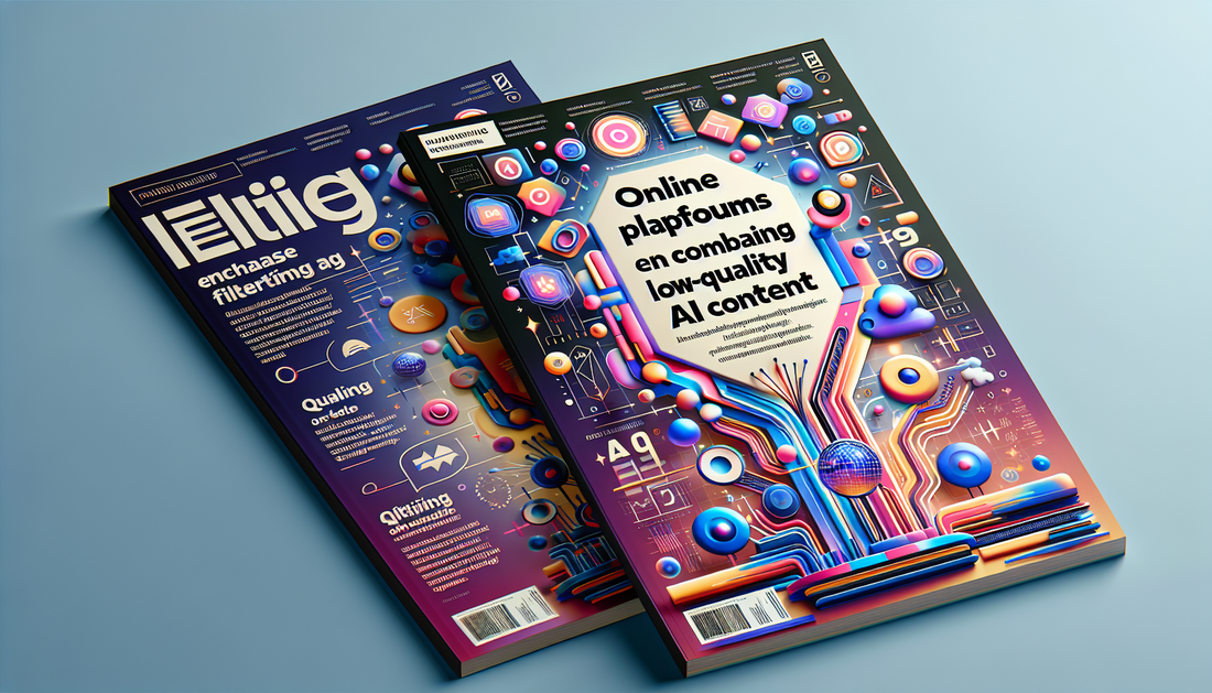 Online Platforms Enhance Filtering to Combat Low-Quality AI Content