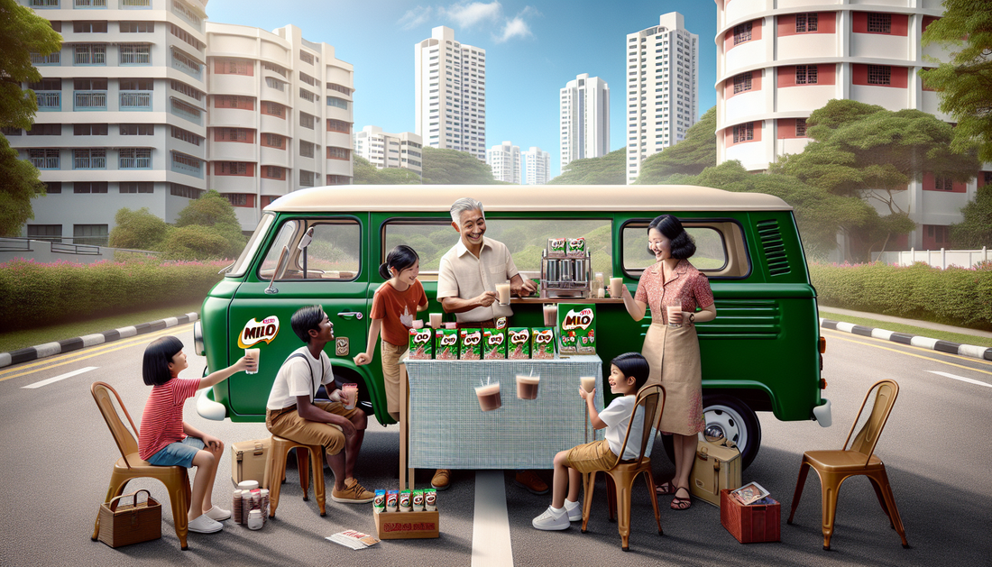 MILO Vans in Singapore: Reviving Nostalgia with Free Sachets