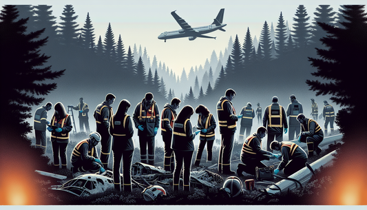 Heartbreaking Search for Victims in Mountainous Plane Crash