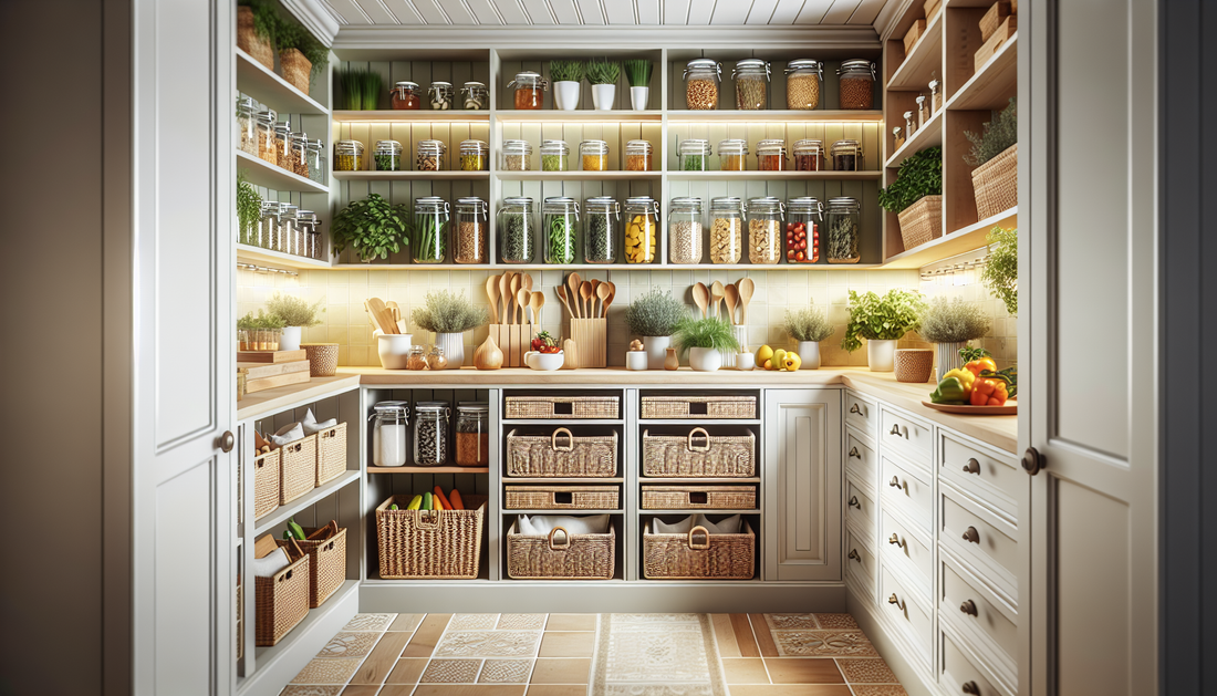 Maximize Your Kitchen Efficiency with Innovative Walk-In Pantry Ideas