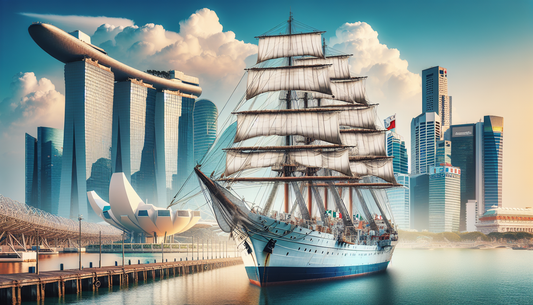 Italian Tall Ship Amerigo Vespucci Docks in Singapore Anchoring Diplomatic Ties