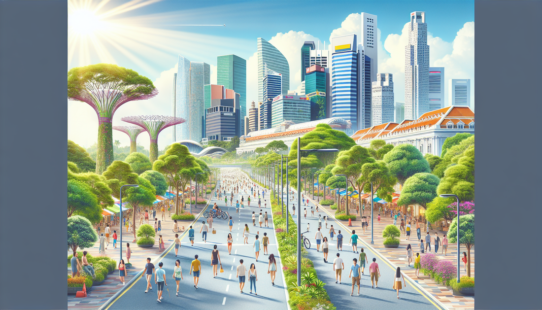 Discover Singapore's Pedestrian-Friendly Urban Exploration Amidst Tropical Climate