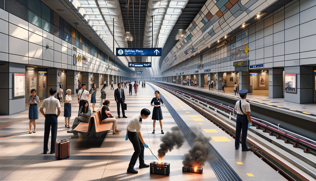 Power Bank Fire Disrupts MRT Service Between Raffles Place and Marina Bay