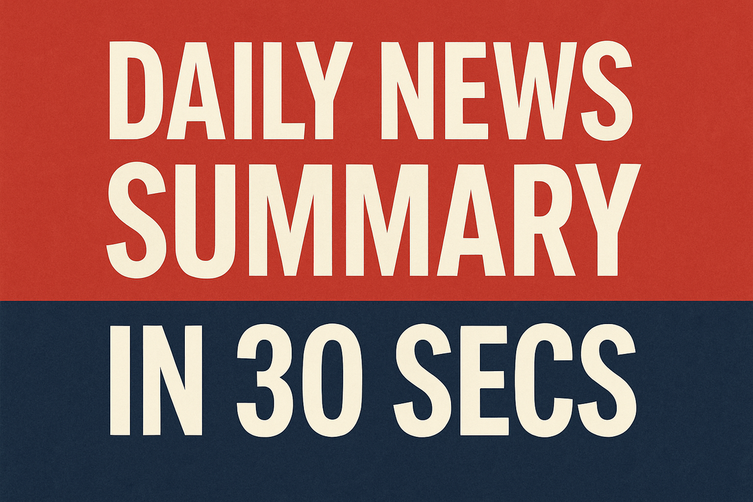 Headline News In 60 Seconds Daily 2025-06-11T08:01:17.573Z
