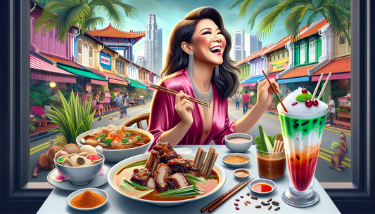 Joey Yung Explores Singapore's Culinary Gems: Bak Kut Teh and Chendol