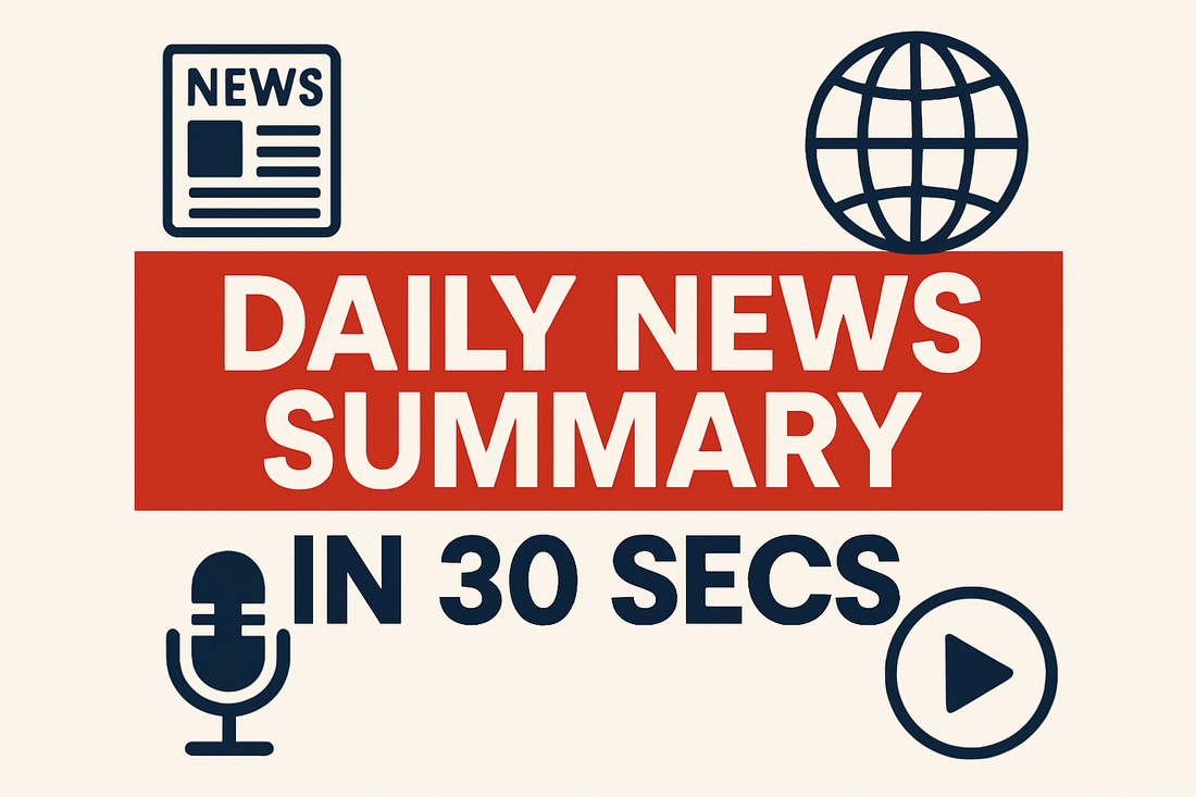 Headline News In 60 Seconds Daily 2025-06-08T08:01:15.456Z