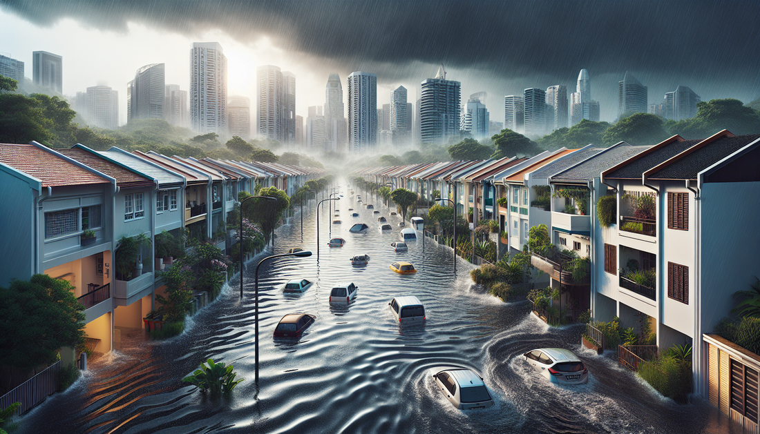 Intense Downpour Causes Flash Floods in Singapore's Yishun and Punggol