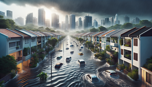 Intense Downpour Causes Flash Floods in Singapore's Yishun and Punggol