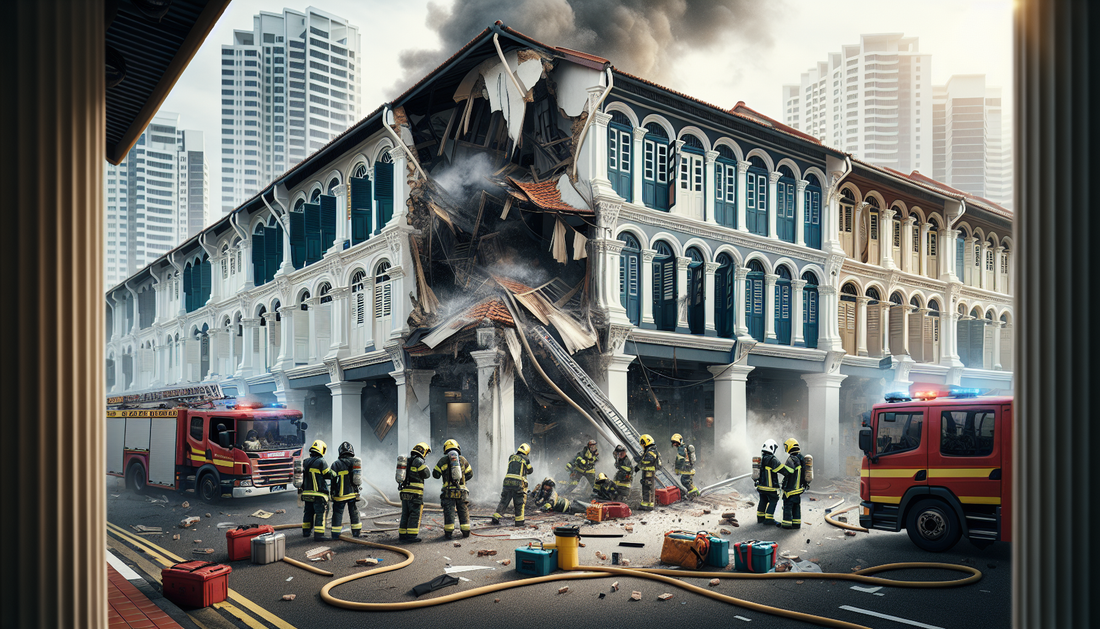 Singapore Shophouse Gas Explosion Triggers Partial Collapse and Injuries