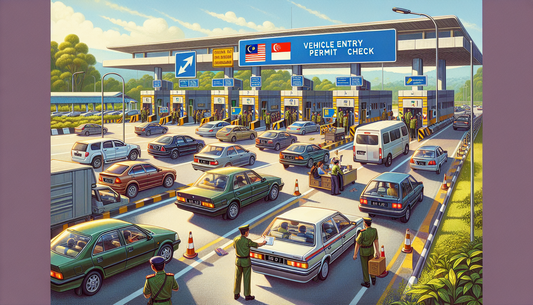 Singapore Drivers Face Heavy Fines Under Malaysia's New VEP Regulations