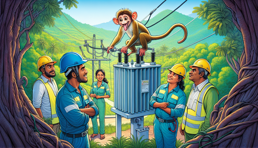 Unexpected Monkey Mischief Causes Sri Lanka Power Outage