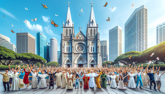 Singapore's Catholics Celebrate New Pope Leo XIV's Election