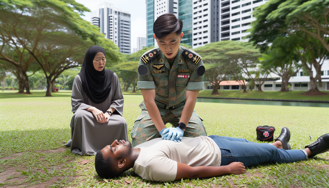 Swift Action by RSAF Captain Saves Life in Hougang Emergency