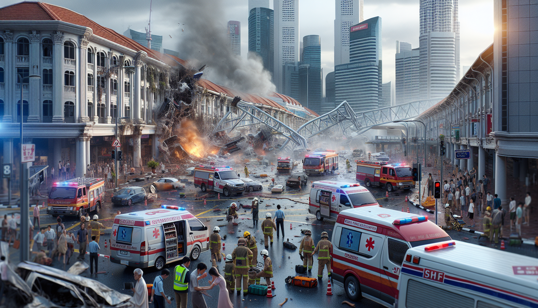 Gas Explosion Near Singapore's Mustafa Centre Injures Six