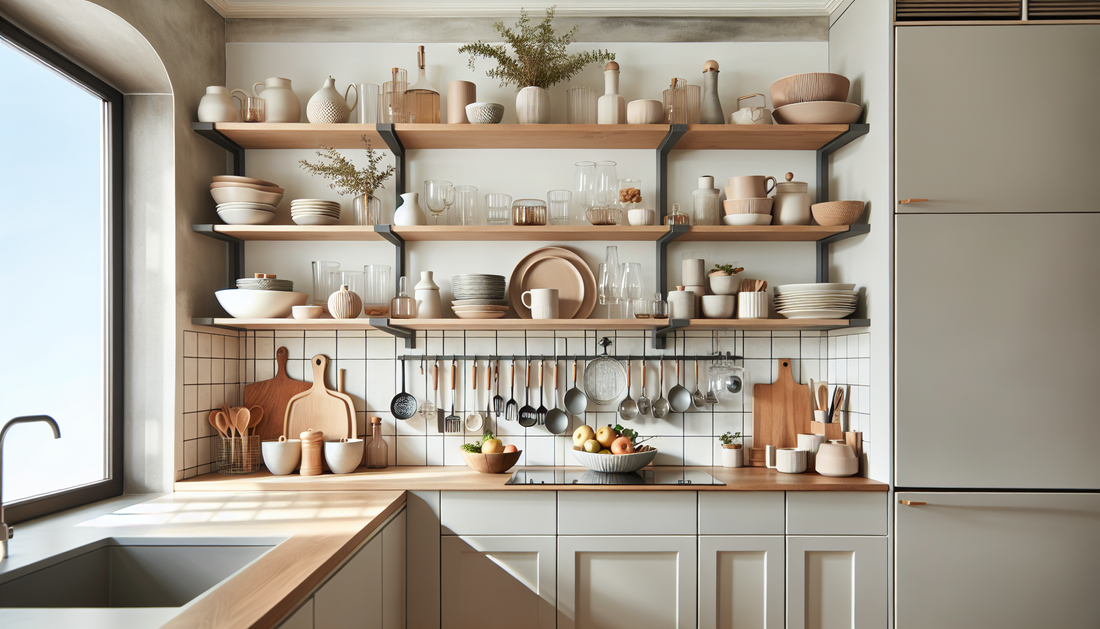 Revamp Your Kitchen with Stylish Open Shelving Solutions