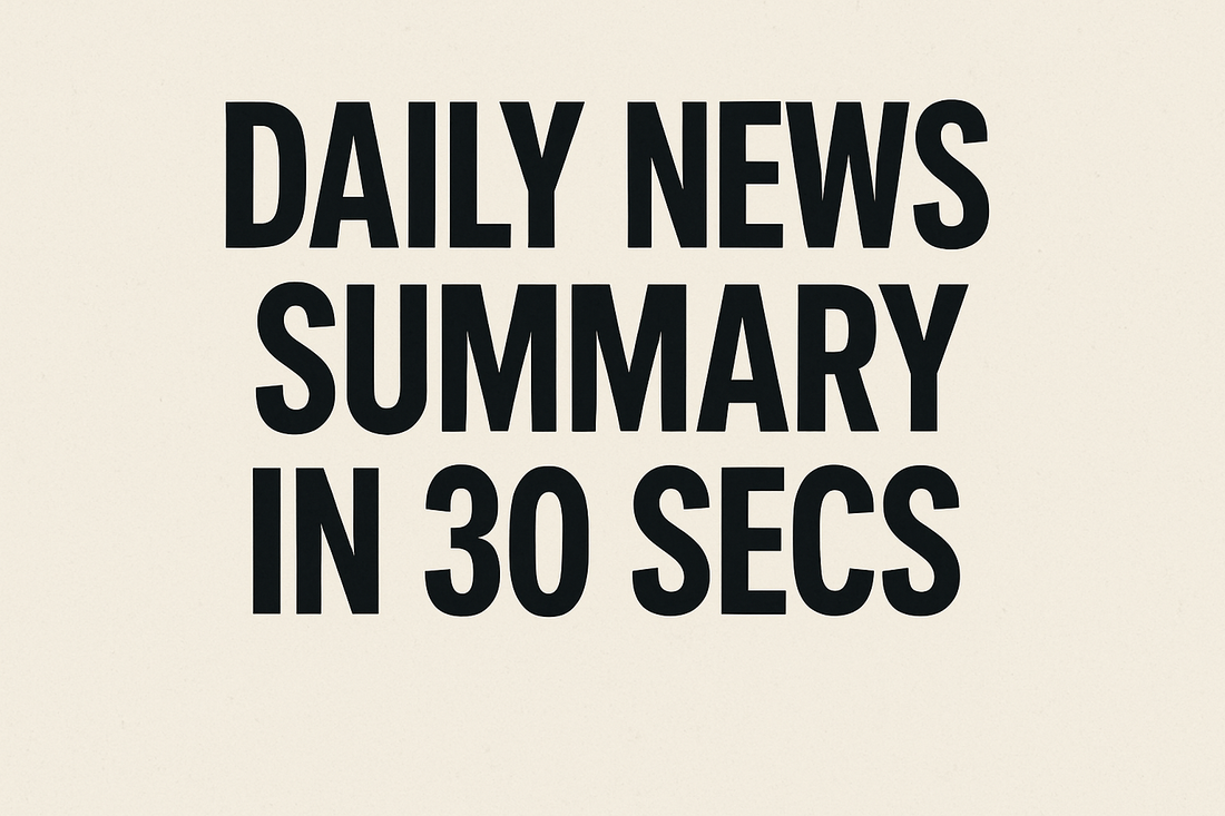 Headline News In 60 Seconds Daily 2025-06-07T08:01:20.759Z