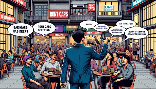 PM Lawrence Wong Dismisses Jamus Lim's Rental Cap Proposal for F&B