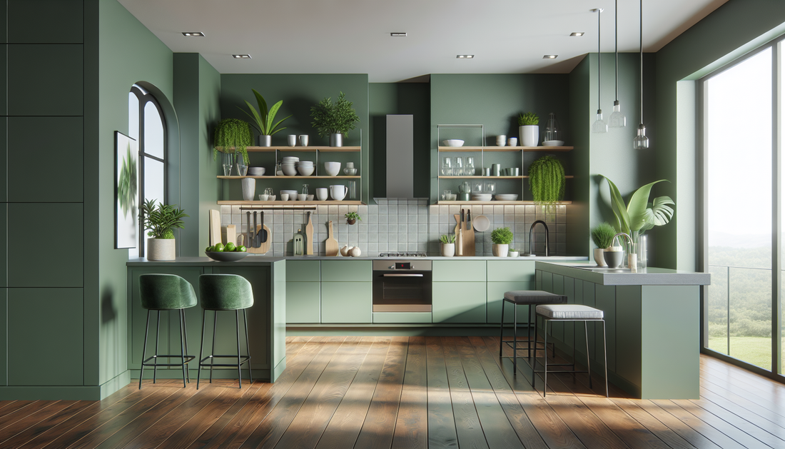 Exploring the Trend: Benefits of Green Kitchen Cabinets