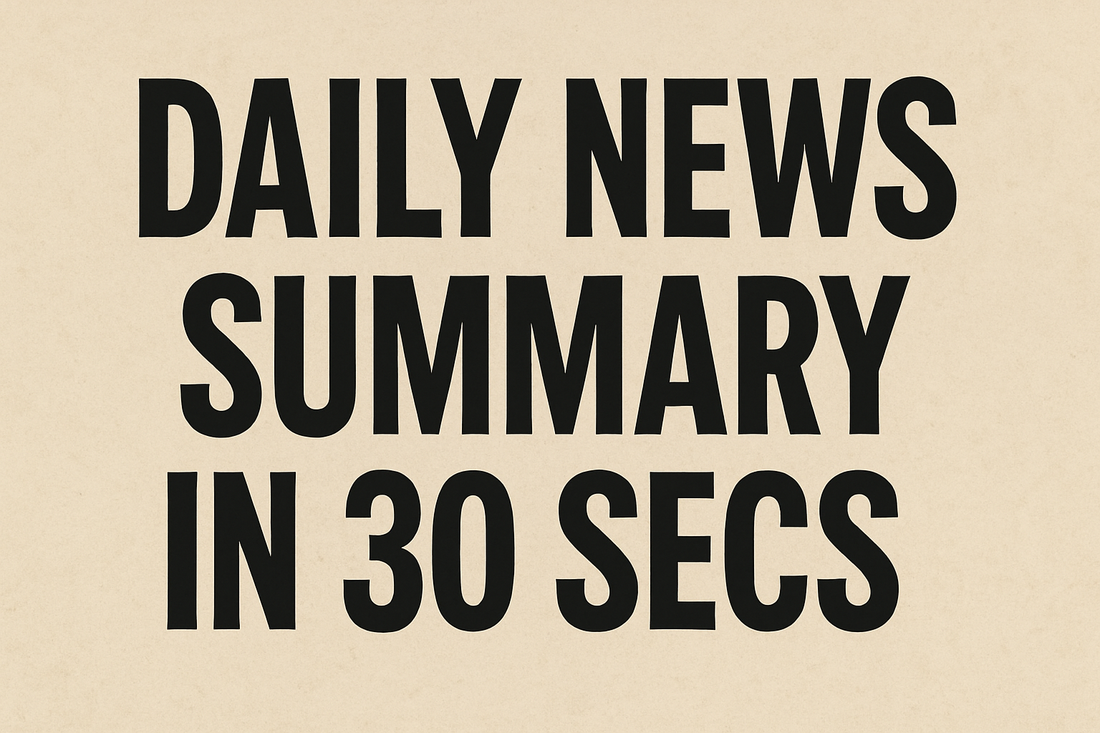 Headline News In 60 Seconds Daily 2025-05-28T08:01:15.476Z