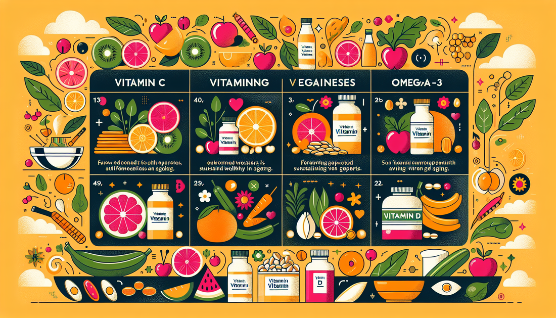Essential Vitamins for Healthy Aging: A Guide for Older Adults